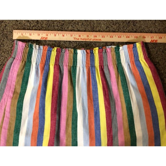 J Crew Striped Skirt Womens 12 Used - Picture 14 of 16